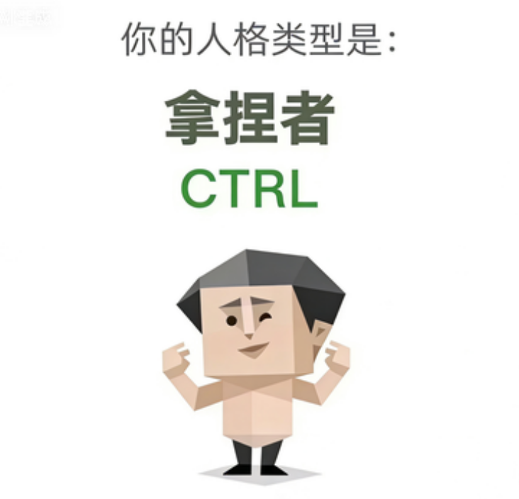 CTRL 人格图（拿捏者）